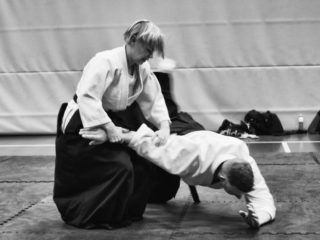 Aikido termen..., Annie past ikkyo toe