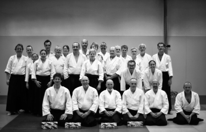 De hele groep, moe maar voldaan